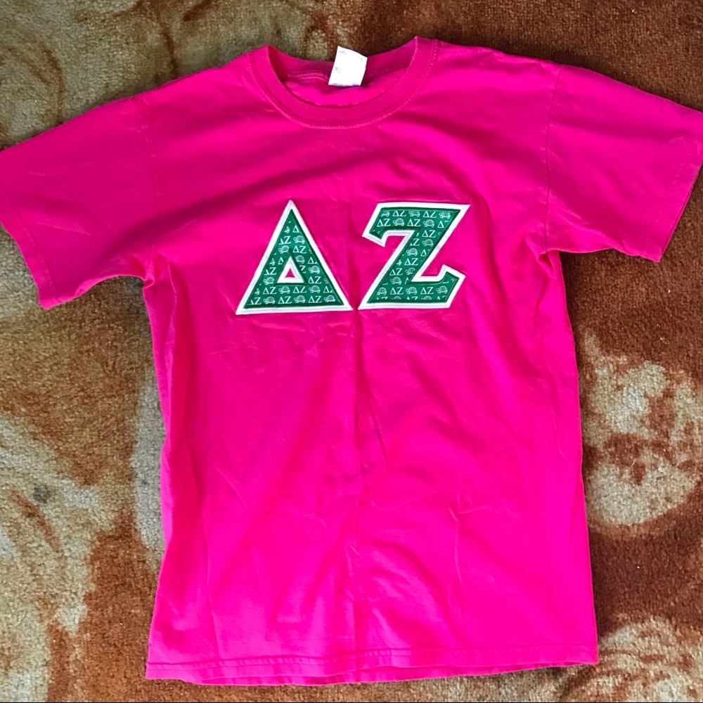 DZ stitched letter shirt